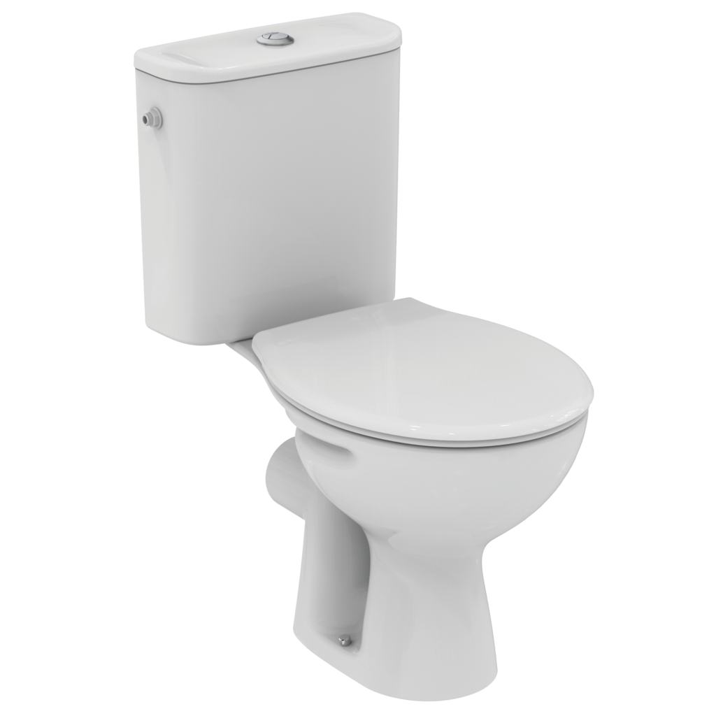 Floor standing close coupled WC combination Euro White