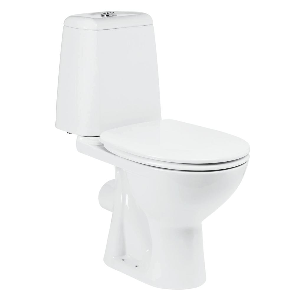 Floor standing close coupled WC combination Elegance Euro White